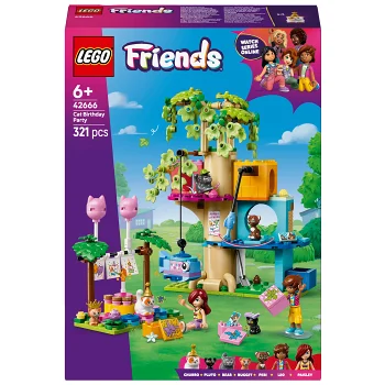 LEGO Friends Kattkalas & trädkoja 42666.