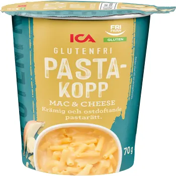 Pastakopp Mac &amp; Cheese Glutenfri 70g ICA.