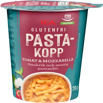 Pastakopp Tomato &amp; Mozzarella Glutenfri 70g ICA.