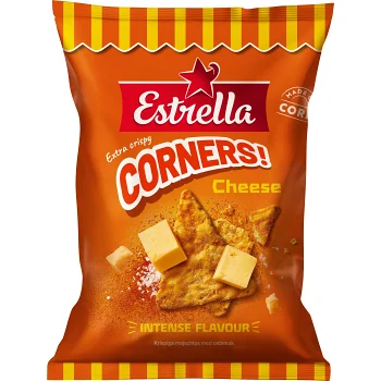 Chips Corners Cheese 160g Estrella.