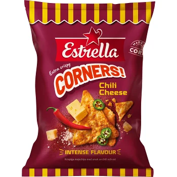 Chips Corners Chili Cheese 160g Estrella.