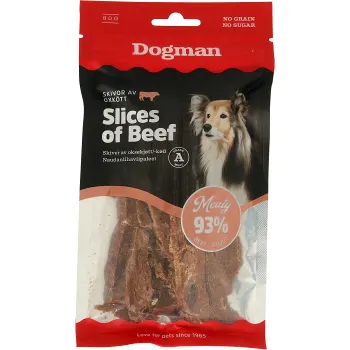 Hundsnacks Slices of Beef 80g Dogman.