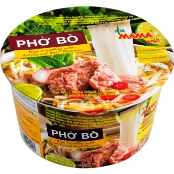 Snabbnudlar Pho Bo Noodles 65g Mama.