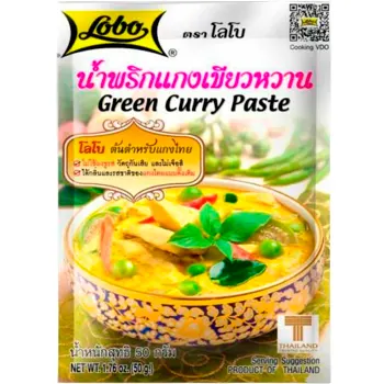 Currypasta Grön 50g Lobo.