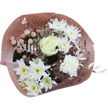 Bukett Fest kompakt lyx 40cm.