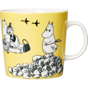 Mumin mugg  0,4L Gul Moomin By Arabia.