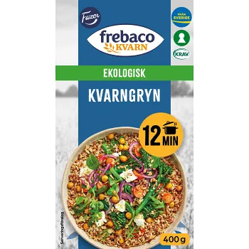 Svenska kvarngryn Ekologisk 400g Frebaco.