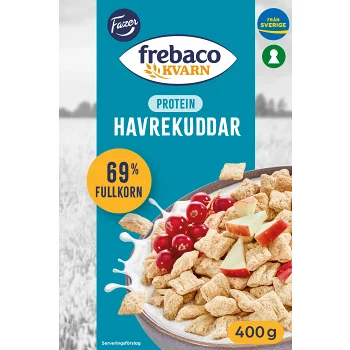 Svenska Havrekuddar Protein 400g Frebaco Kvarn.