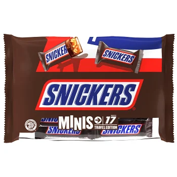 Choklad Mini bag 333g Snickers.