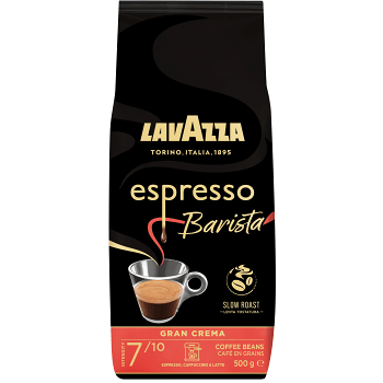 Kaffe Espresso Barista Gran Crema bönor 500g Lavazza.