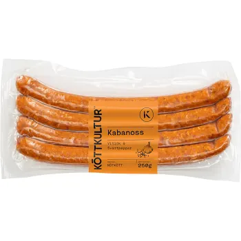 Kabanoss Vitlök Svartpeppar 250g Köttkultur.