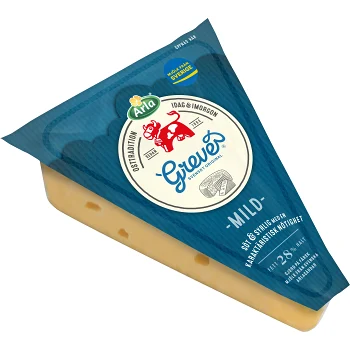 Grevé® ost mild 28% ca 700g Arla Ko®.