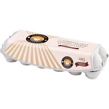 Ägg 12-pack L Frigående 12st Ulfstorps Gårdsägg.
