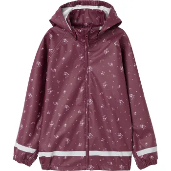 Regnjacka plommon 110/116 mywear.