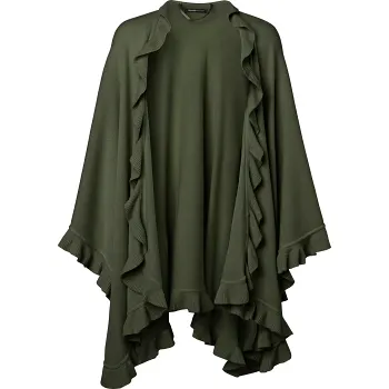 Poncho Elsie grön mywear.