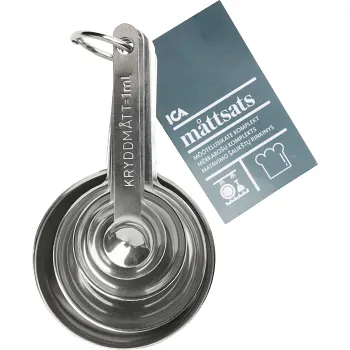 Måttsats Rostfri 5-delar ICA.