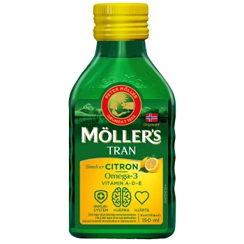 Kosttillskott Tran Citron 150ml Möllers.