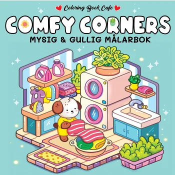 Målarbok : Comfy Corners.