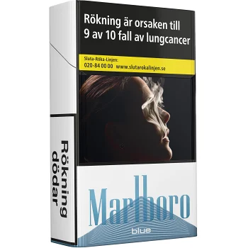 Blue 20-p Marlboro.