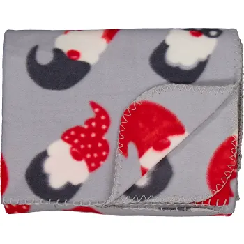Fleecepläd Julius grå 125x150 cm.