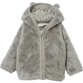 Jacka Teddy strl 68 mörkgrå mywear.