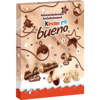 Choklad Kinder Bueno Chokladjulkalender 181g Ferrero.
