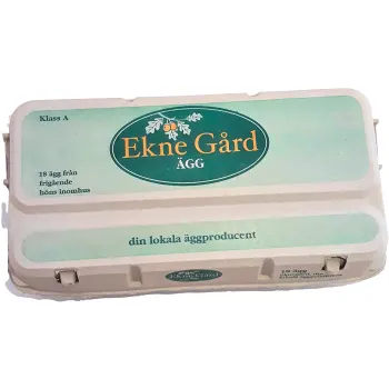 Ägg M Frigående 18-p 1kg Eknegård.