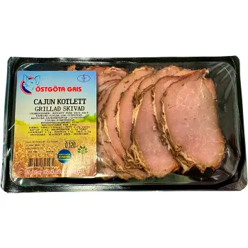 Kotlett Cajun Grillad Skivad 120g Östgöta Gris.