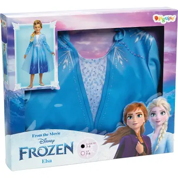 Klänning Elsa XS Disney Frozen.