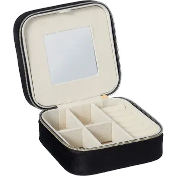 Smycketsskrin sammet Svart.