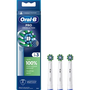 Tandborstrefill Cross A 3p Oral-B.