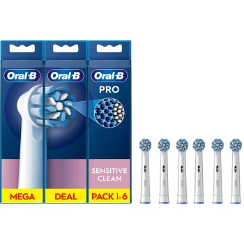 Tandborstrefill Sensitive 6p Oral-B.