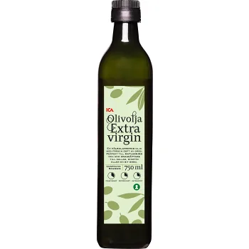 Olivolja Extra virgin 750ml ICA.