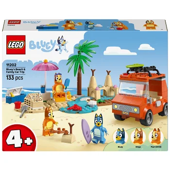 LEGO Bluey familjetur till stranden 11202.