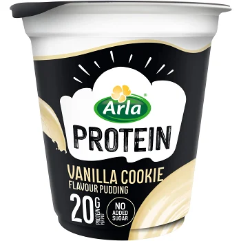 Proteinpudding Vanilla Cookie Laktosfri 200g Arla®.