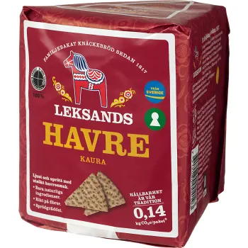Havretrekant 200g Leksandbröd.