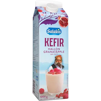 Kefir Hallon Granatäpple Laktosfri 1,5% 1000g Salakis.