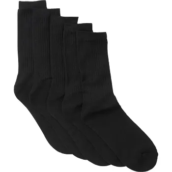 Sportsocka 5p svart 41/45 mywear.