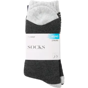 Socka 2p 44/47 med mönster mywear.