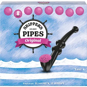 Skippers pipe 8-p 136g Malaco.