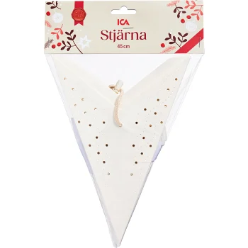 Stjärna 45cm Tilda vit ICA.