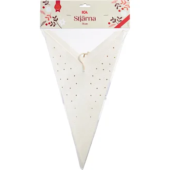 Tilda vit Stjärna 75cm Tilda vit ICA.