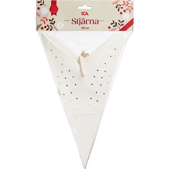 Tilda vit Stjärna 60cm Tilda vit ICA.