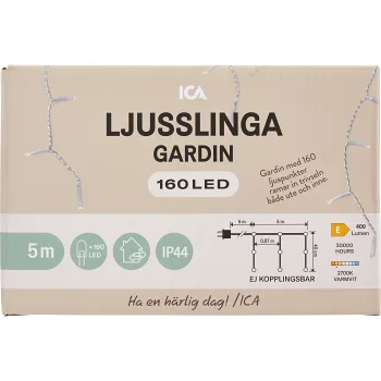 Ljusslinga istapp 5m IP44 ICA.