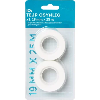 Refill osynlig 2-pack, 19mm x 25m.