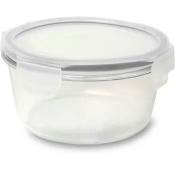 Förvaringsburk Rund Glas med lock 950ml ICA.