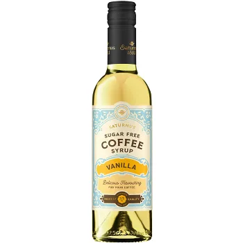 Coffee Syrup Sugar Free Vanilla 3,75cl Saturnus 1893.