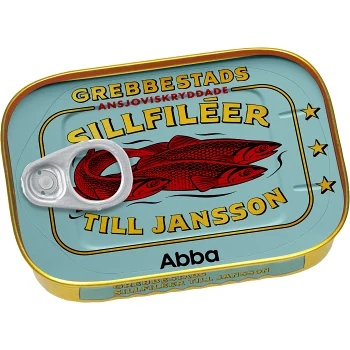 Ansjoviskryddade Sillfiléer 125g Grebbestad.