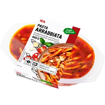 Färdigmat Pasta Arrabbiata 400g ICA.