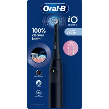 Eltandborste iO2 Night Black Oral-B.